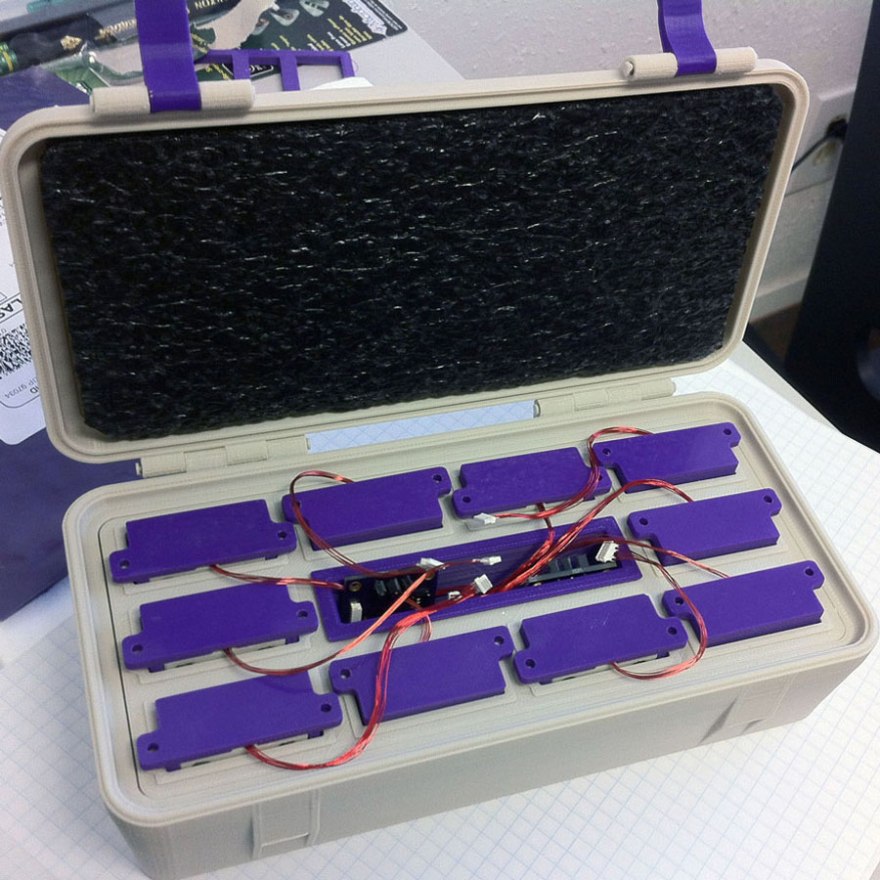 Ten gyroscopes to be shipped in tailor made hard case